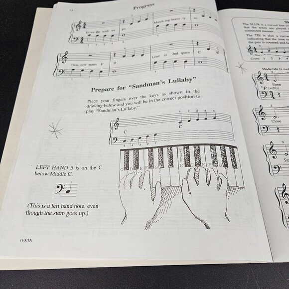 Piano Lesson Education Sheet Music Song Books Level Beginner A One Set 3 - Picture 11 of 12